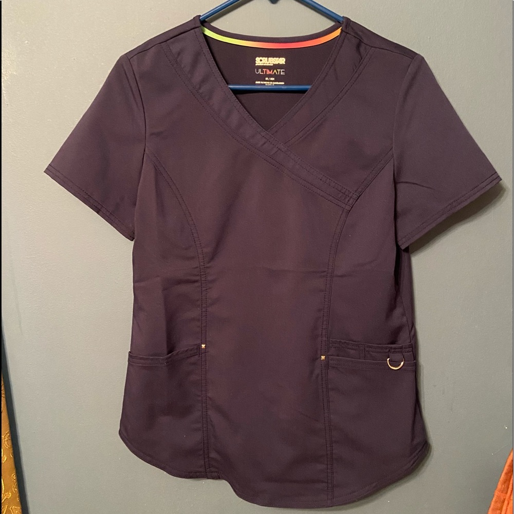 Scrubstar navy blue scrub set